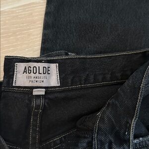 Agolde Black Denim Jeans